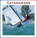 Launching trolleys for catamarans