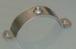 Abrazadera de tubo 50 V2A � para fijar las envolturas gu�a sobre un tubo de 50 mm
