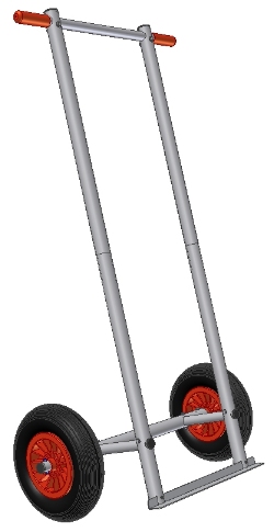 Beach chair cart - 400x100 - the solution for the garden and solid grounds