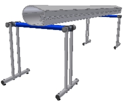 cad.Stand � caballete universal de trabajo, de aluminio, plegable, ligero, m�vil, inoxidable, capaci