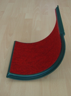 UNI-50 - trailer cradle, symmetrical, round, for 50mm round tube, incl. tube clamp