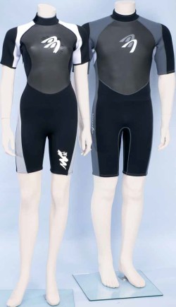 ASCAN Shorty - hochwertiger Glatthautanzug aus 2 mm dickem Neopren f�r Damen und Herren