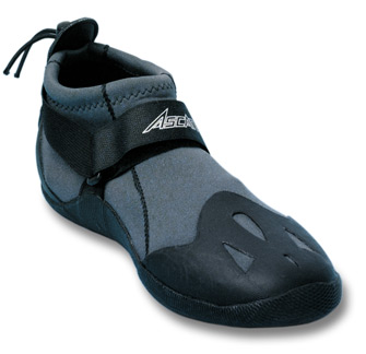 ASCAN Kite - ultra-modern 2mm (.08in) strong Neoprene kiting shoe with double velcro & string, tough