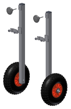 EasyRoll Budget 260x85 - sistema de remolque para el montaje en la popa del bote neum�tico