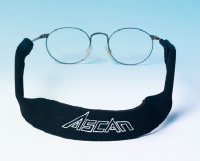 Brillenband zur Sicherung der Brille und Sonnenbrille beim Wassersport, aus kaschiertem Neopren
