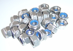 Stopmutter M6, V4A - selbstsichernde Mutter M6 - Schl�sselweite 10 mm