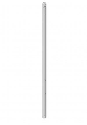 Aluminum frame tube 50x5x1704 mm - anodized, seawater-resistant, light and stable