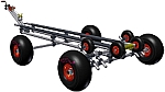 EuroTrax beach trolley for Hille Utility 420