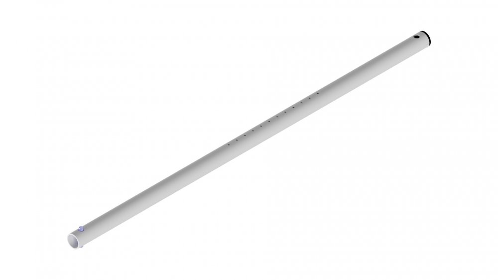 Achsh�lfte EcoLine, Ersatzteil RR 35x4x996 mm, Aluminium, eloxiert