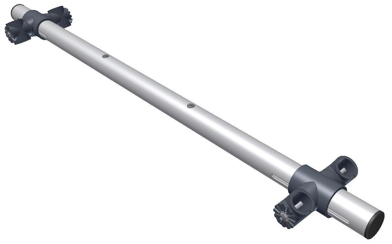Achsverst�rkung f�r alle RIBTRAX 1x2/1x4/1x6 - Tragkrafterh�hung um 75 KG je Achse - nachr�stbar