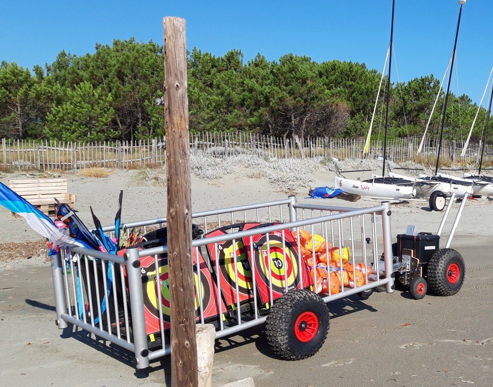 Ballonrad-Anh�nger - EuroTrax-Technik f�r den mobilen Transport am Strand