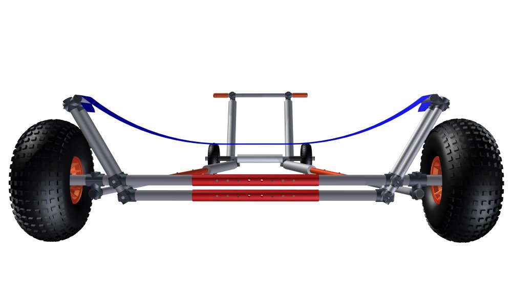BigFoot XXL - ET-Jollenslipwagen mit breiter Gurtauflage + erh�hter Tragkraft bis 200 KG
