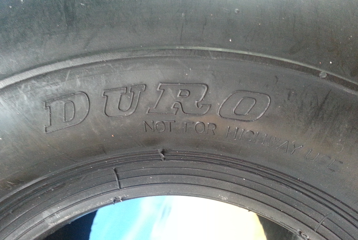 Cubierta - DURO - 21x12-8 Slik - para el montaje a la llanta EuroTrax