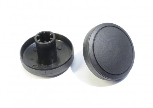 Deckel f�r Handrad 63 mm - Kunststoff schwarz