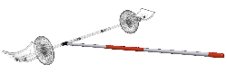 Deichsel 35 - teilbar, l�ngeneinstellbar 2380-2700 mm