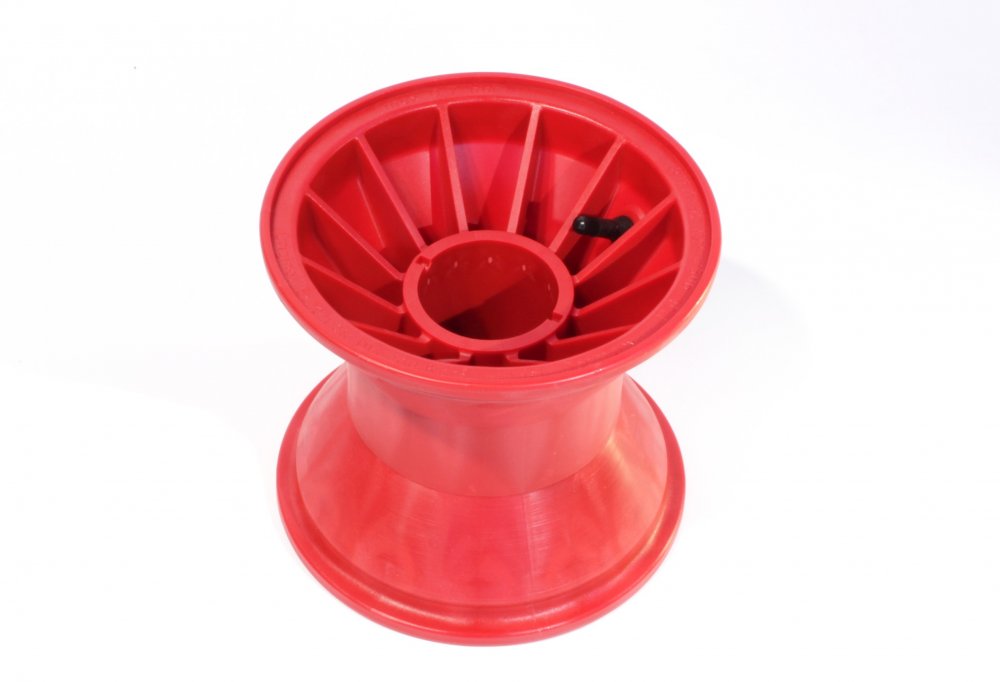EuroTrax-Felge - f�r 8 Zoll Ballonr�der, rot, glasfaserverst�rktes Polyamid