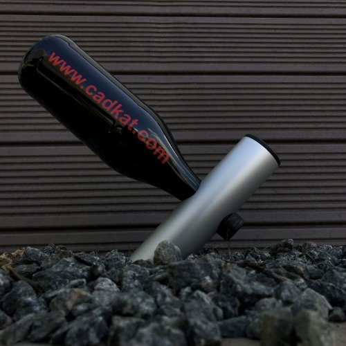 Flaschenhalter aus Aluminium, eloxiert