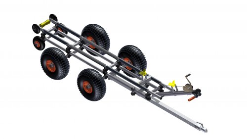 JetTrax1x4 500 KG Tragkraft EuroTrax-Slipwagen f�r Jets