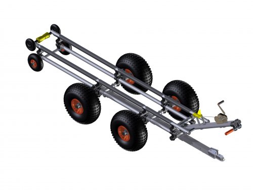 JetTrax 1x4 - 500 KG Tragkraft Slipwagen f�r Yamaha FXH
