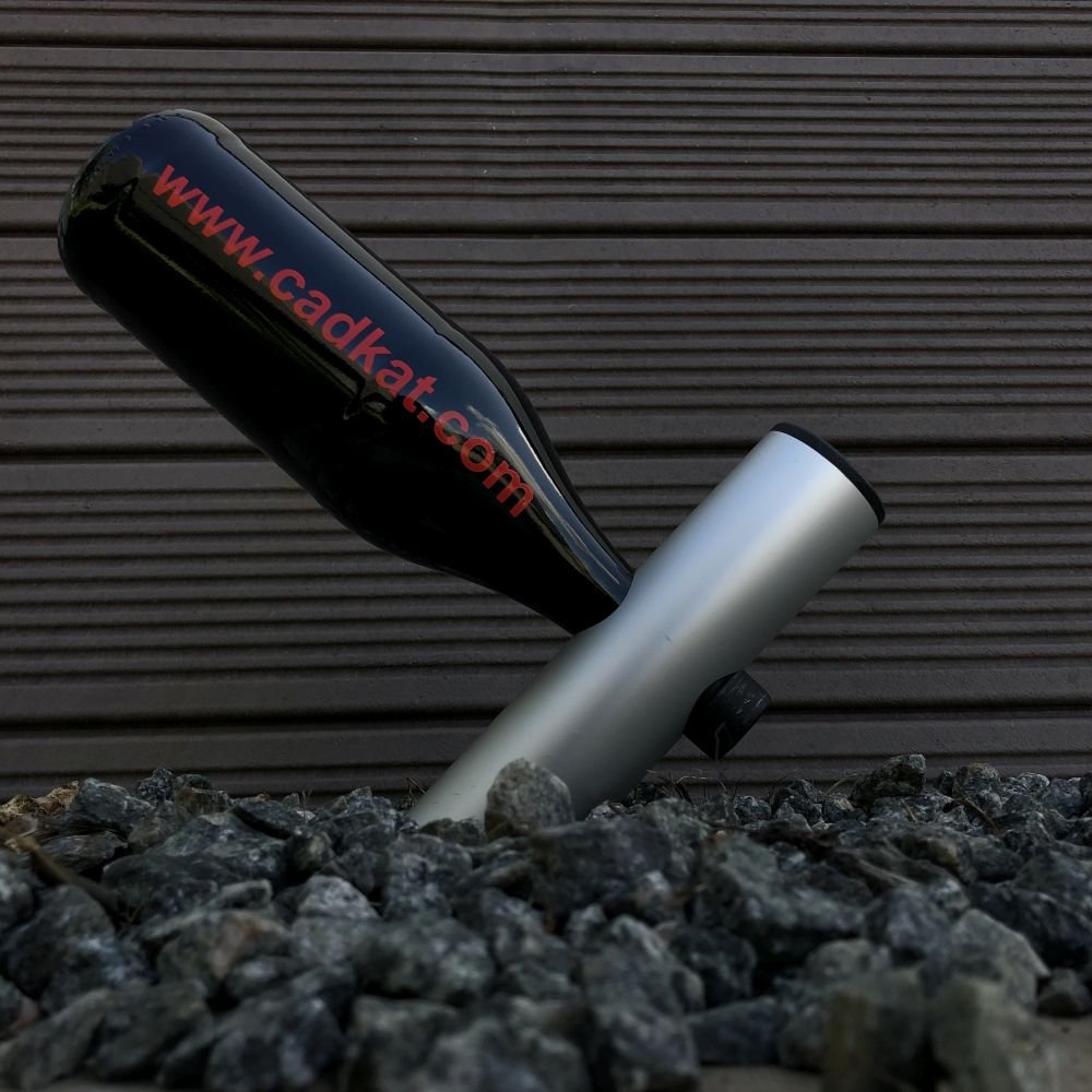 Porte-bouteille en aluminium - un joli cadeau