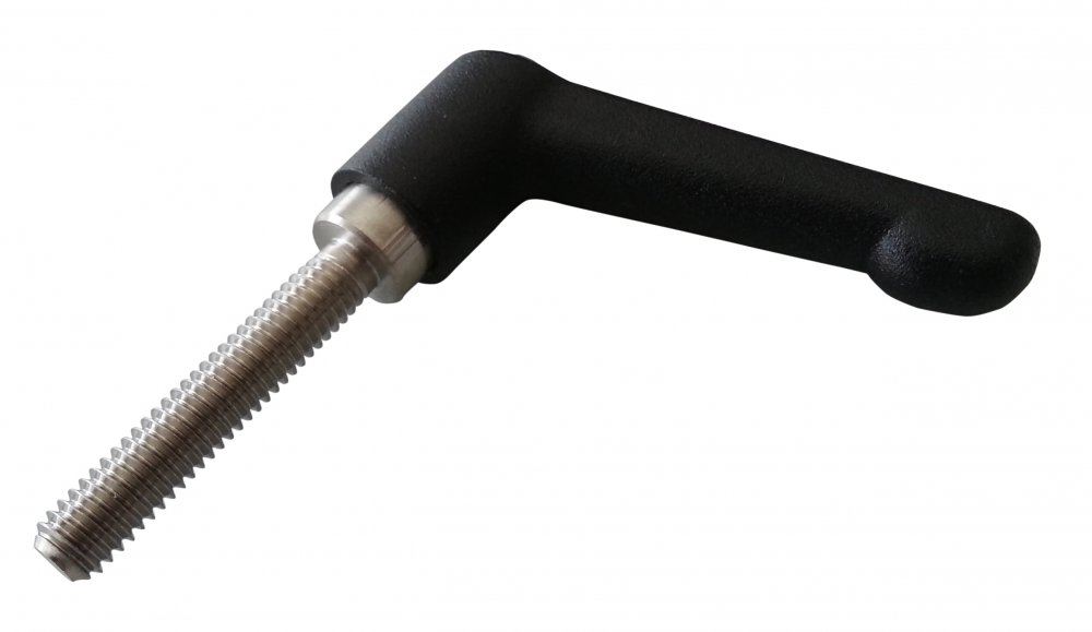 Quick Bolt Lever for EuroTrax Wheel Fixation - No Tools Version - INOX