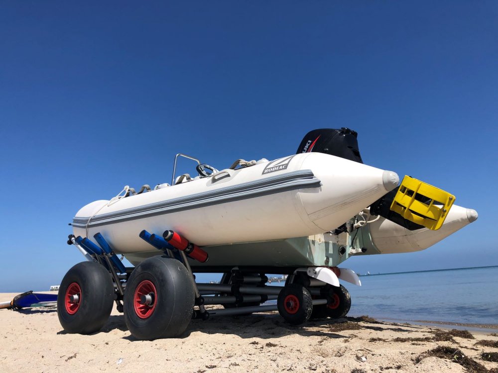Trolley Rib RIB Trax 1x4 - EuroTrax-trolley for bigger inflatables