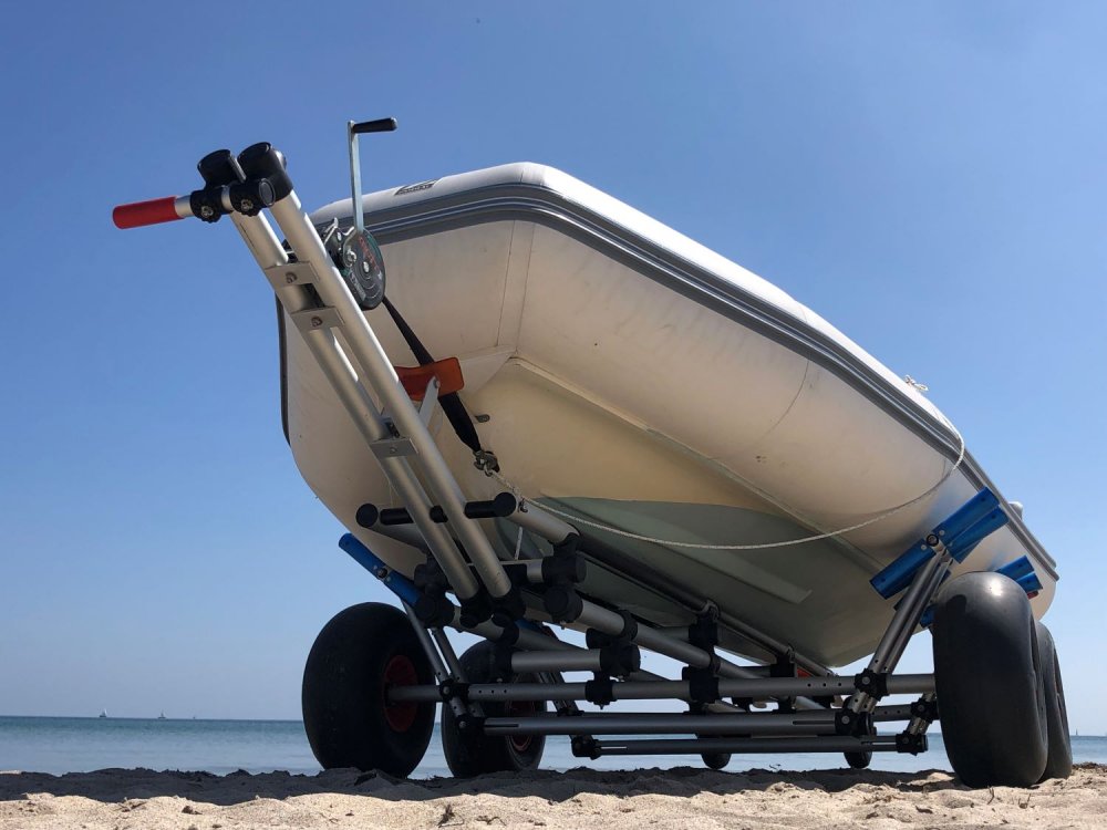 Trolley Rib RIB Trax 1x4 - EuroTrax-trolley for bigger inflatables