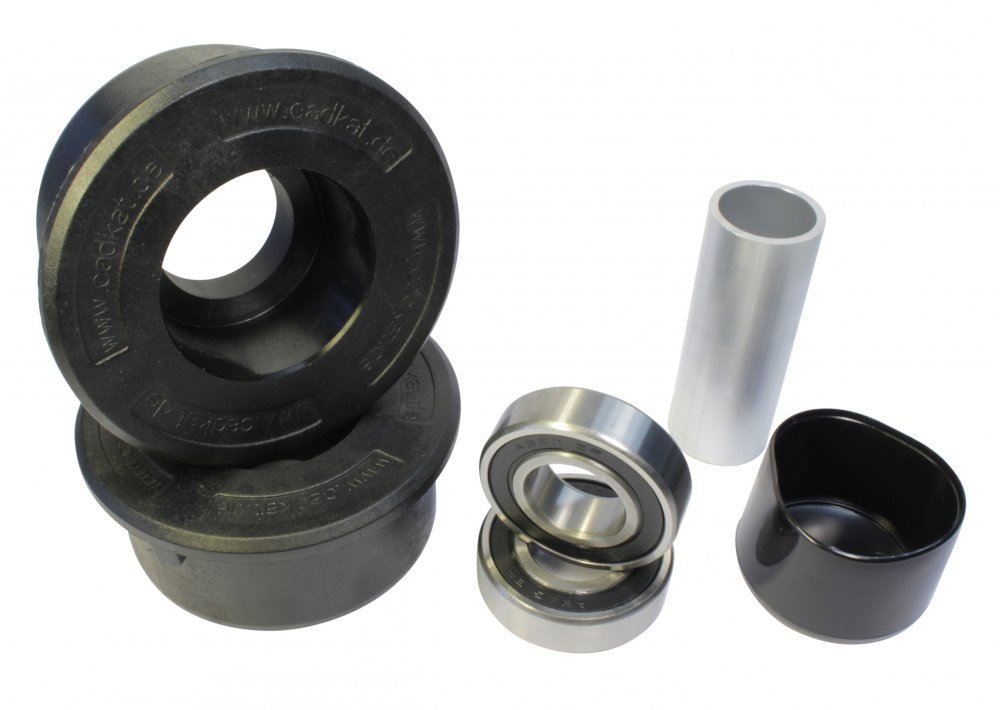 Rillenkugellagersatz f�r 20 mm Achse - EuroTrax Ballonrad