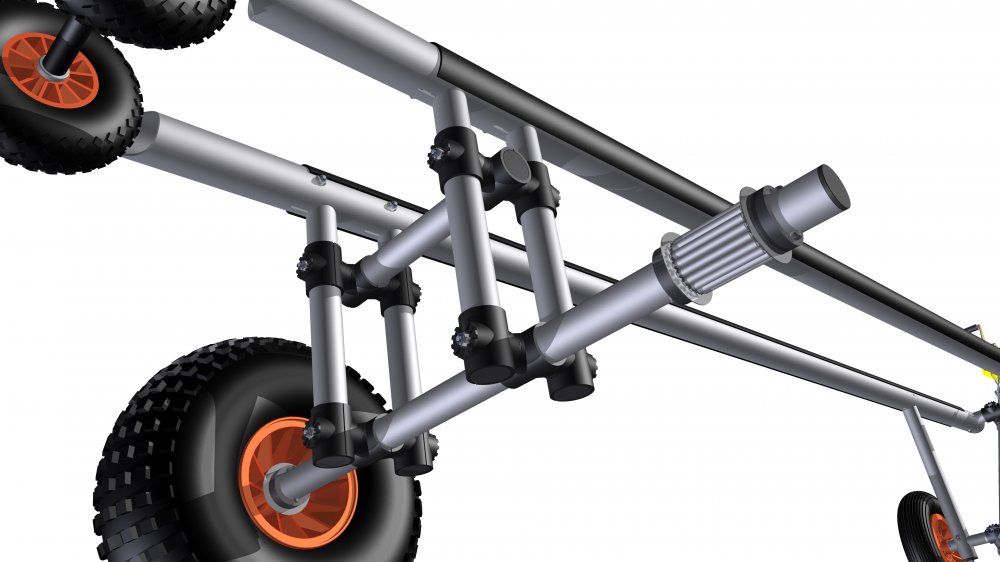 EuroTraX launching trolley for Encore P Pedalboat by Na