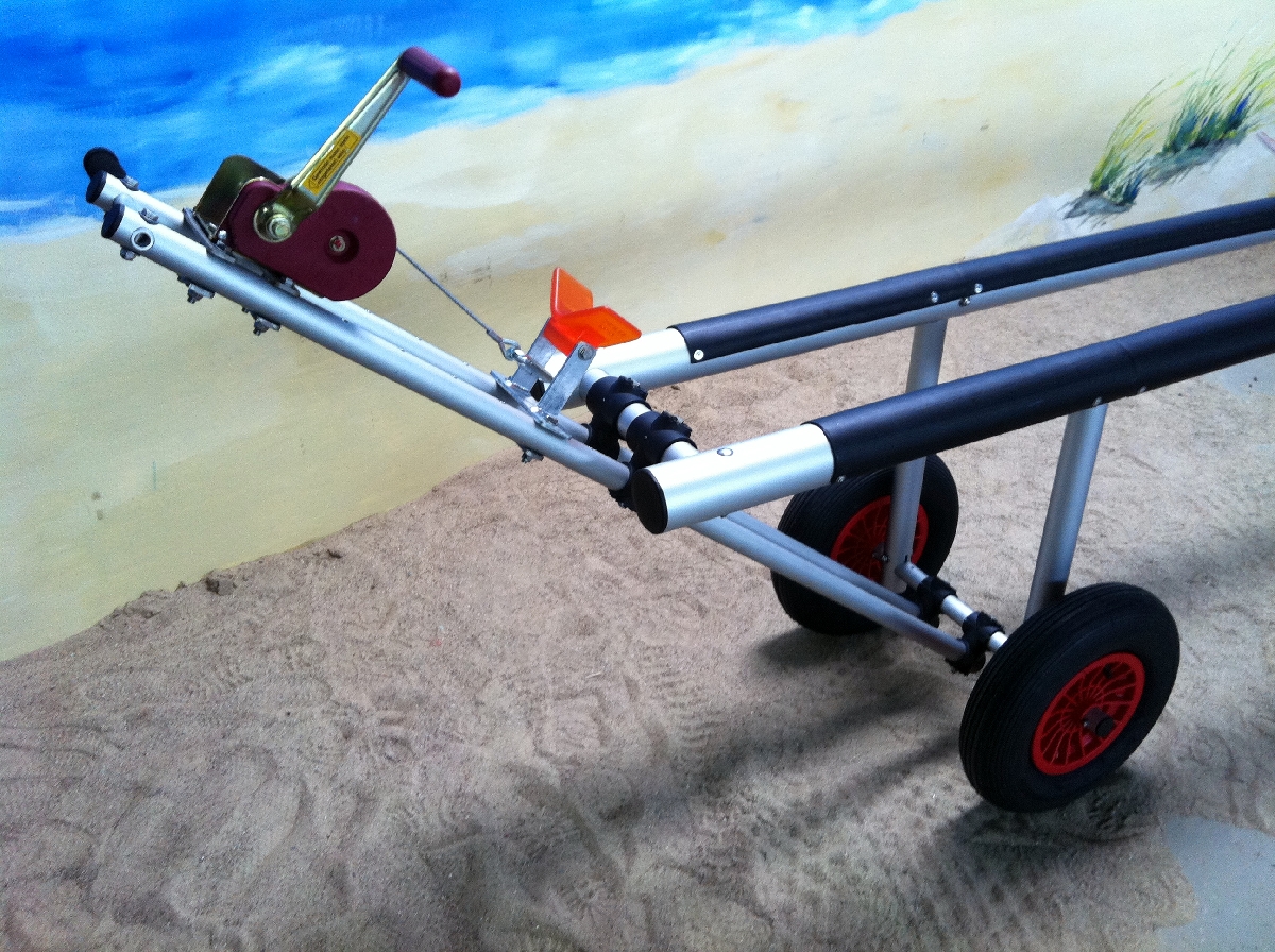 EuroTraX launching trolley for Encore P Pedalboat by Na