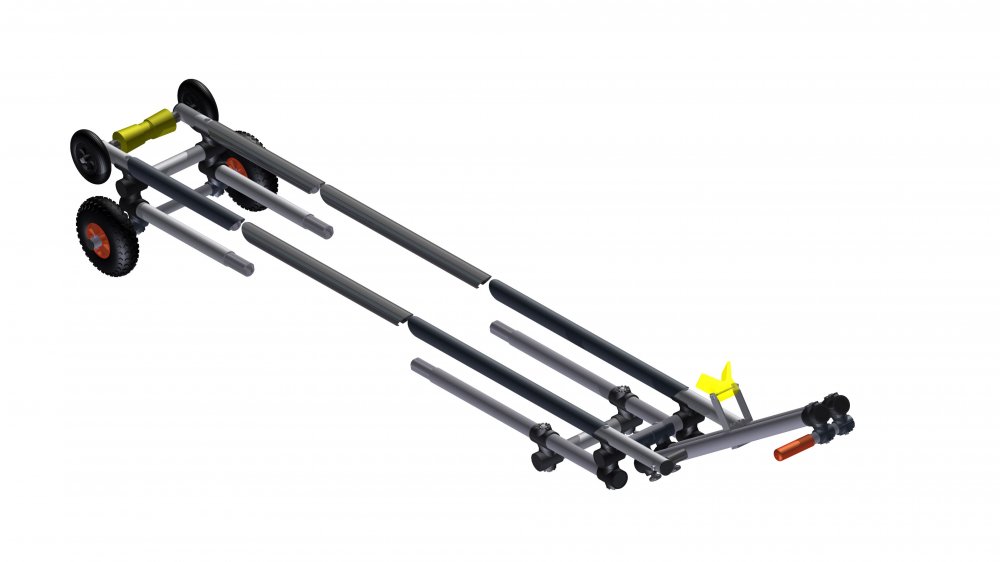Winden + Kielrollenanbau - passend f�r Jettrax 1x4