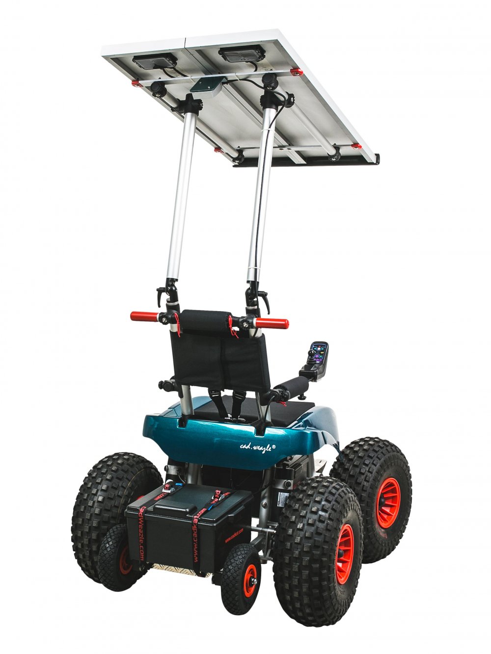 cadWeazle selfpropelling balloon wheelchair for beache