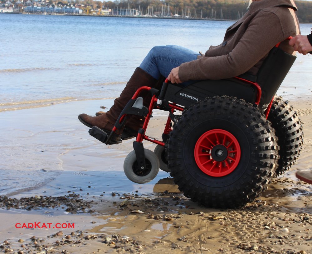 cadWeazle Slim upgrade kit for standard wheelchairs