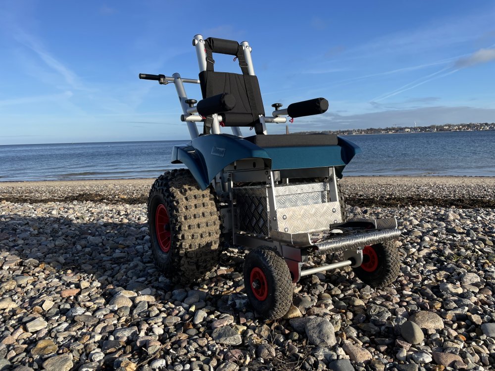 cadWeazle TeamUp - handgef�hrter, motorisierter Gel�nderollstuhl