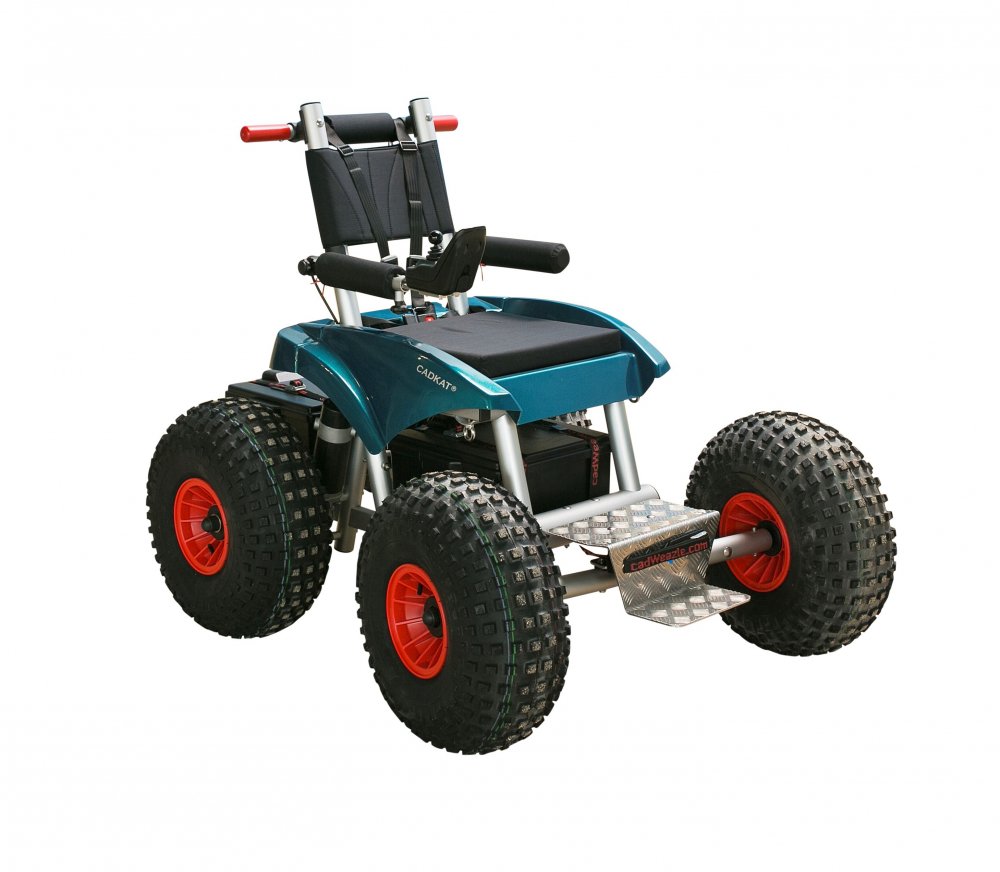 cadWeazle selfpropelling balloon wheelchair for beach